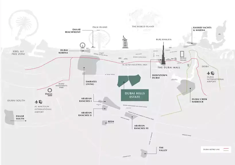 آپارتمان های الویرا در دبی هیلز استیت | Elvira emaar