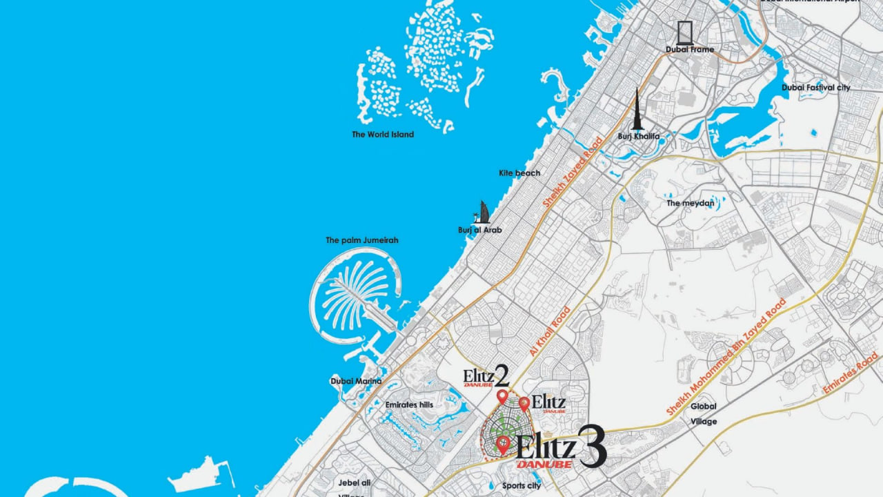 خرید خانه در پروژه مسکونی آپارتمان های دانوب الیتز 3Elitz 