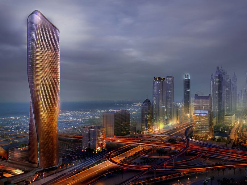 برج Wasl در دبی