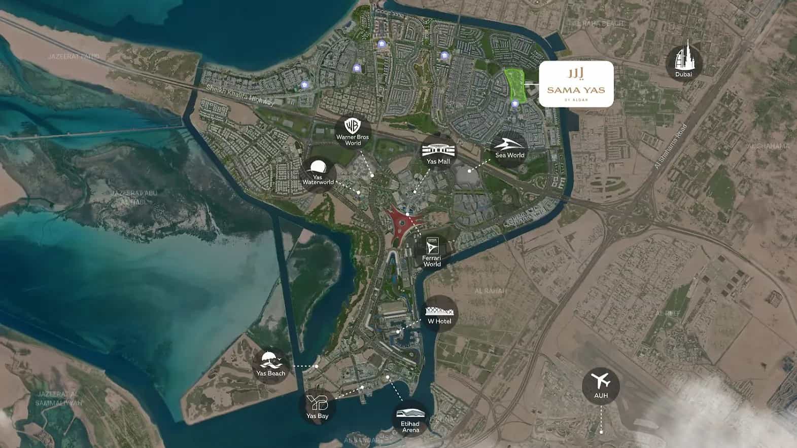 واحدهای سما در جزیره یاس | sama Residences