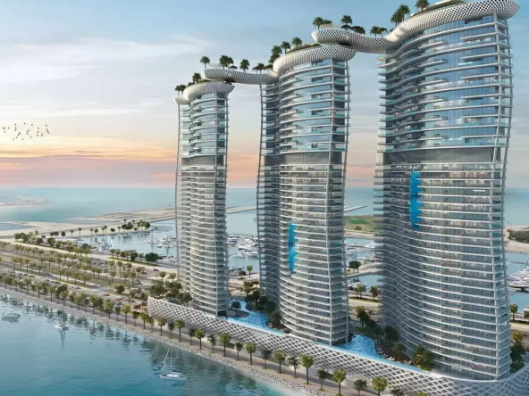 واحدهای اسکای کرست در منطقه دبی هاربر | Damac Skycrest residences