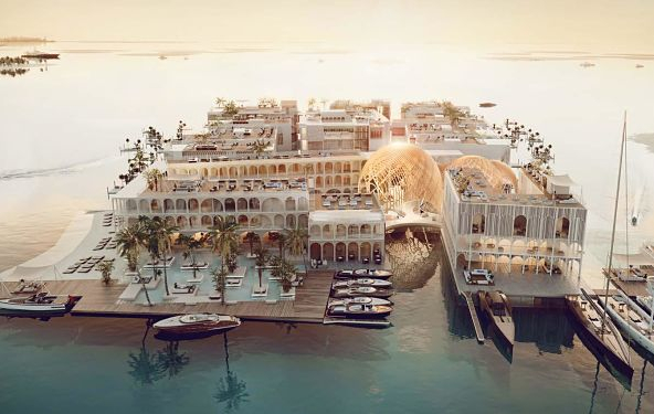 هتل فلوتینگ ونیز در جزایر جهان دبی | The Floating Venice