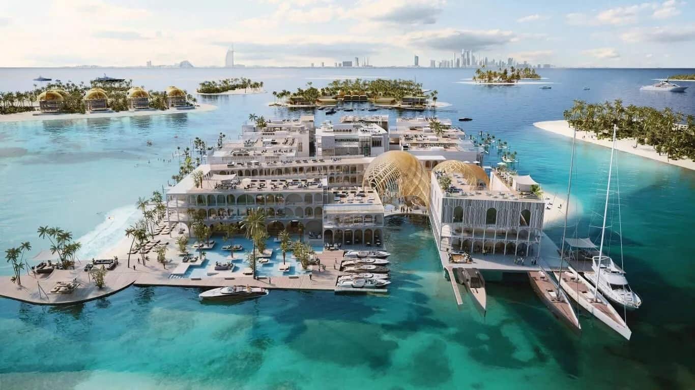 هتل فلوتینگ ونیز در جزایر جهان دبی | The Floating Venice