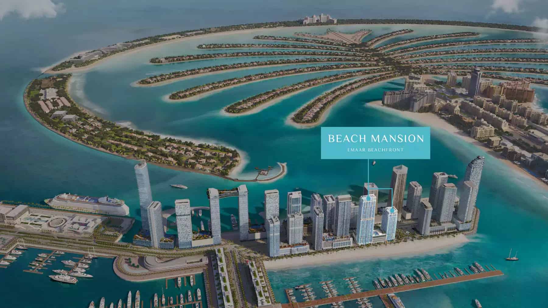 واحدهای بیچ منشن در دبی کریک هاربر | Beach Mansion Residences
