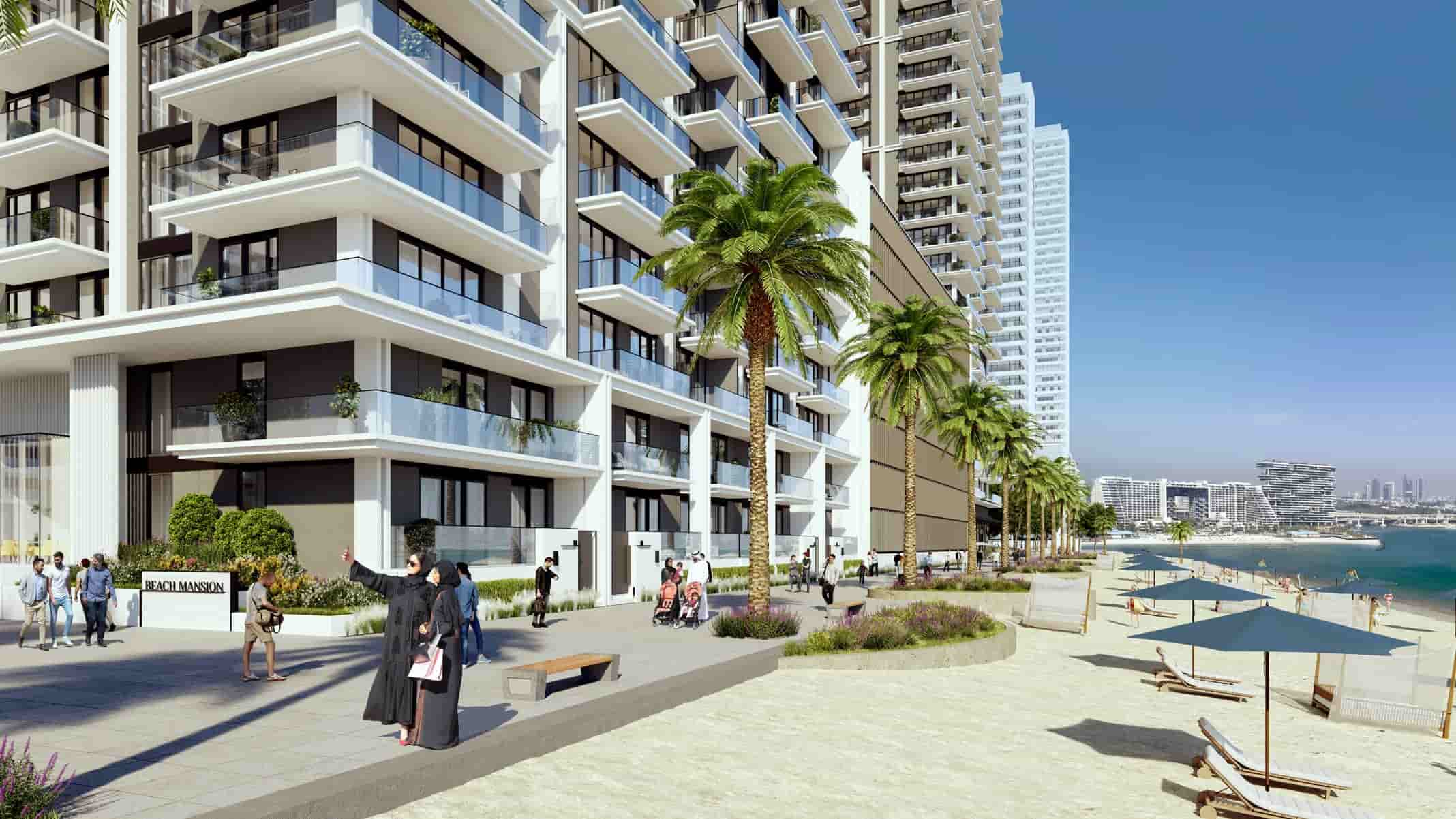 واحدهای بیچ منشن در دبی کریک هاربر | Beach Mansion Residences