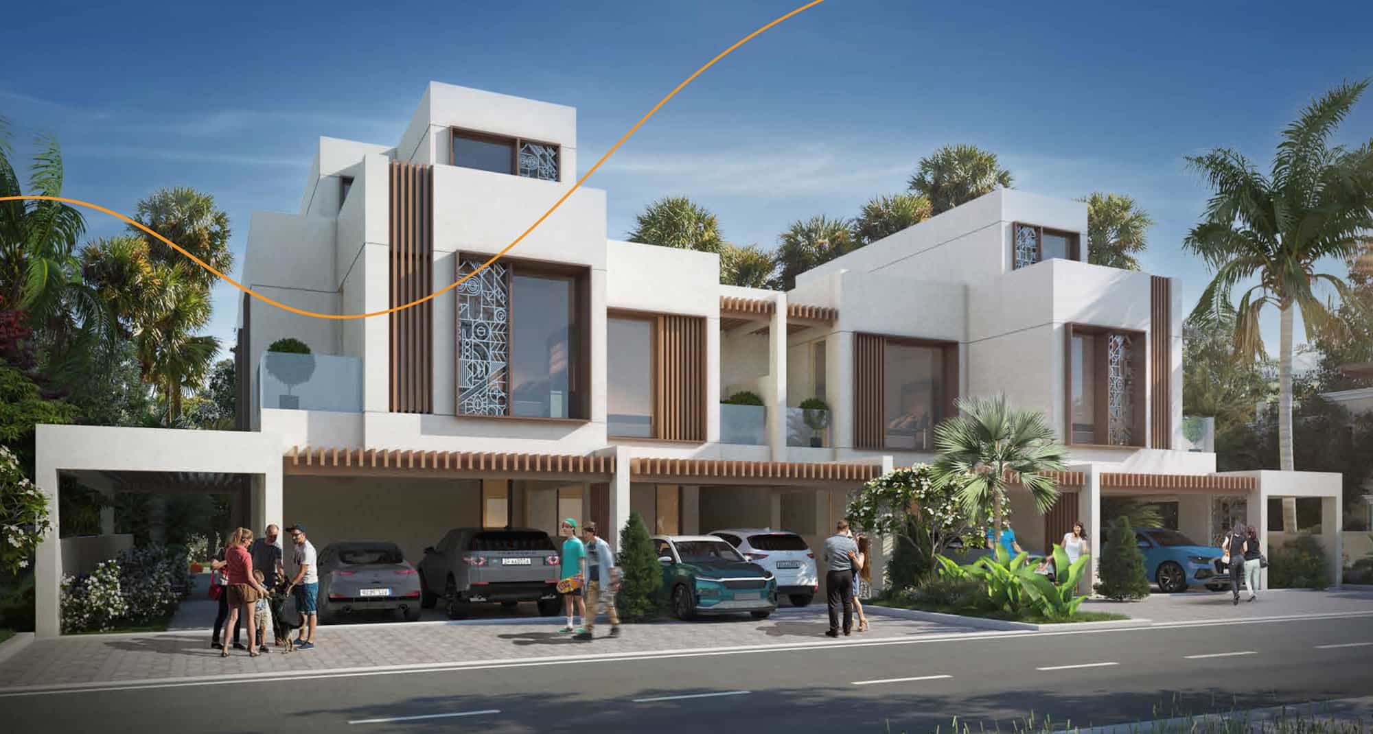 تاون هاوس های ماربلا در داماک لاگونز | Marbella Townhouses