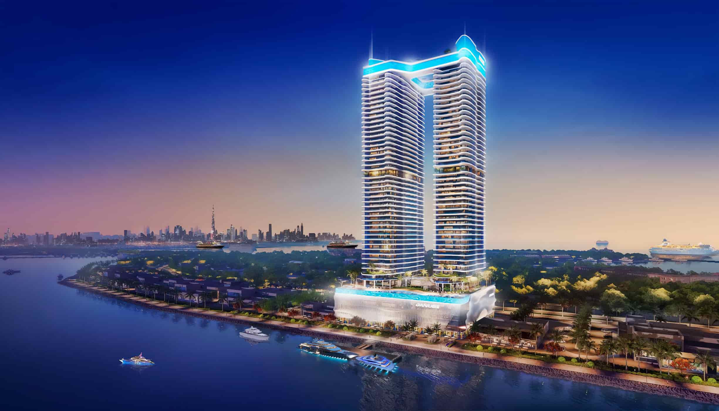 آپارتمان های اوشینز در دبی ماریتایم سیتی | Oceanz Apartments