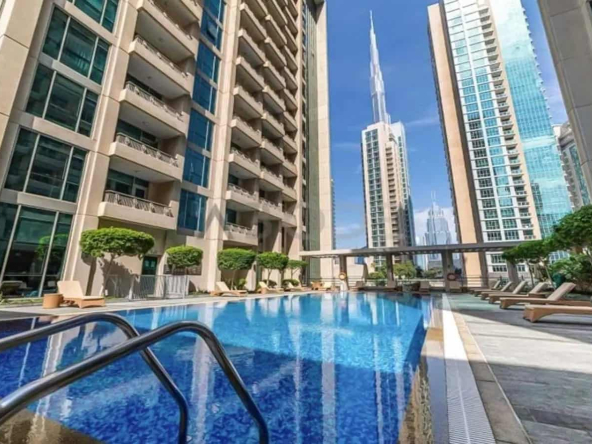 اجارە آپارتمان 2 خوابە Boulevard Central Tower 2 در داون تاون دبی