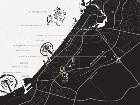 آپارتمان های Cavendish Square در جمیرا ویلج تراینگل