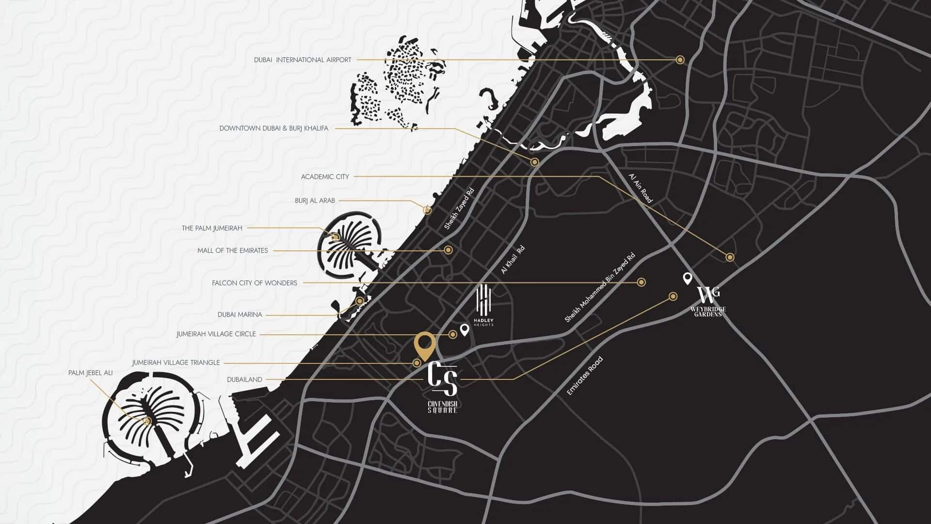 آپارتمان های Cavendish Square در جمیرا ویلج تراینگل