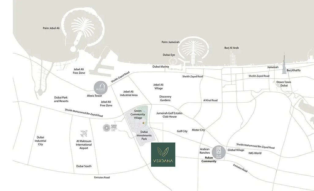 پروژه وردانا 3 در دبی اینوستمنت پارک