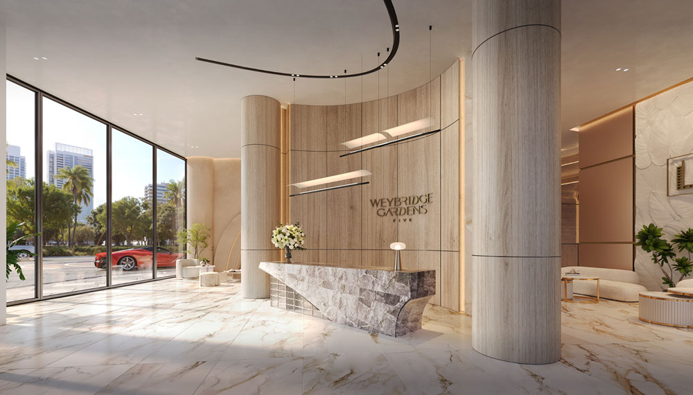 آپارتمان های Weybridge Gardens 5 در دبی لند