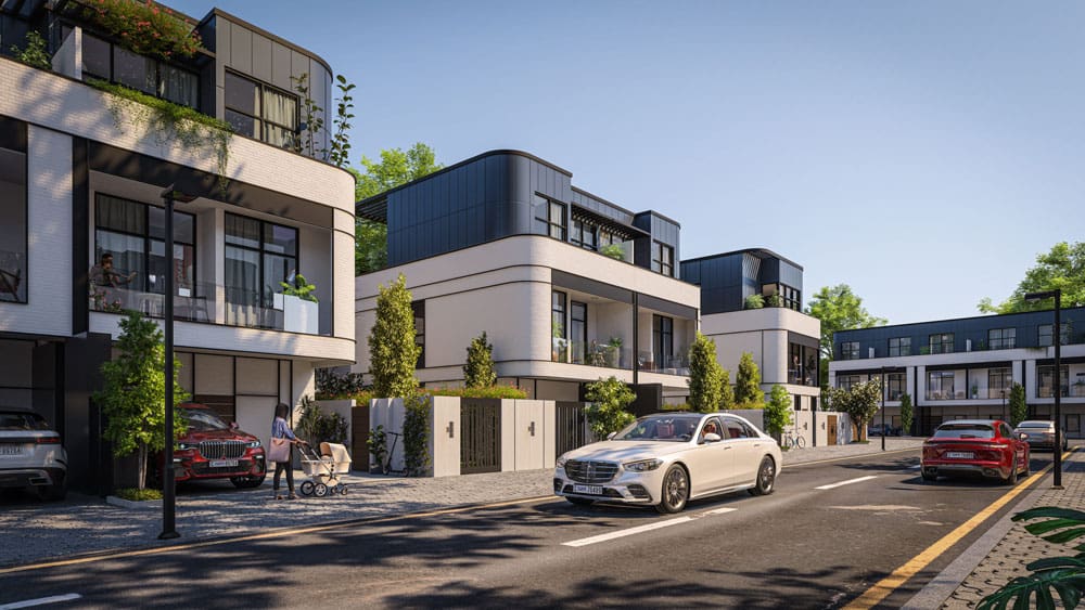 تاون هاوس های تائورمینا ویلج 2 در وادی الصفا | Taormina Village 2