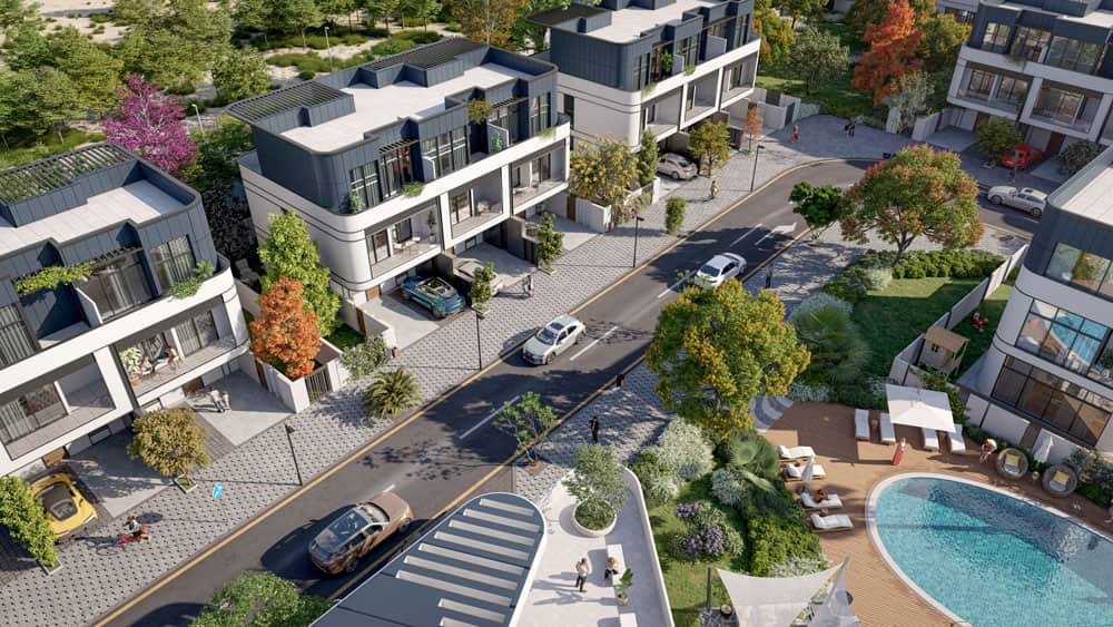تاون هاوس های تائورمینا ویلج 2 در وادی الصفا | Taormina Village 2