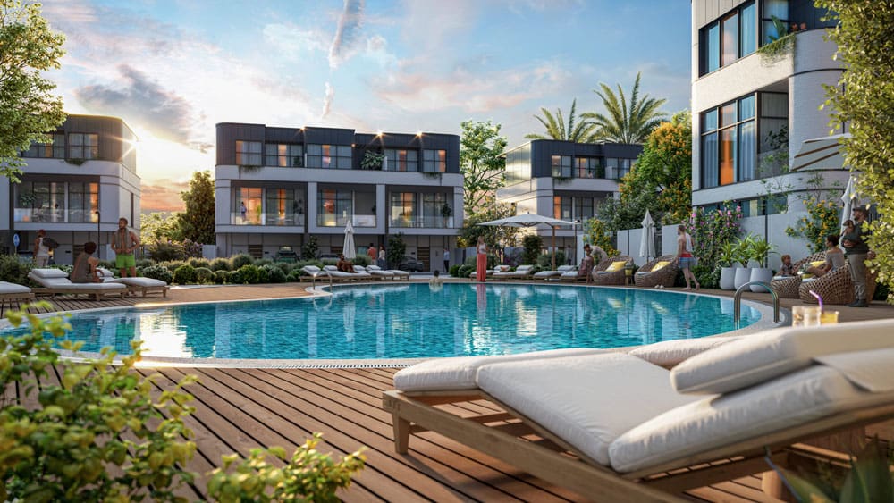 تاون هاوس های تائورمینا ویلج 2 در وادی الصفا | Taormina Village 2