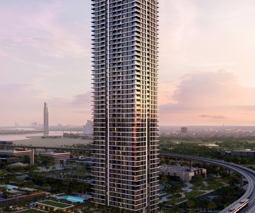 برج مونتیوا بای ویدا در منطقه دبی کریک هاربر