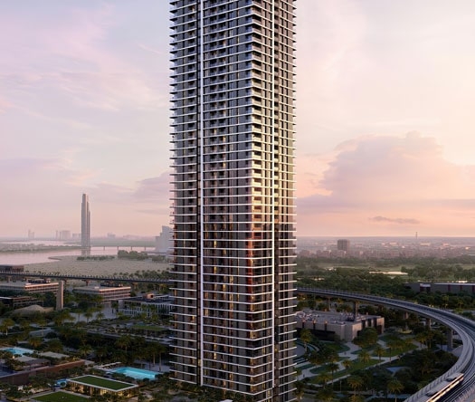 برج مونتیوا بای ویدا در منطقه دبی کریک هاربر