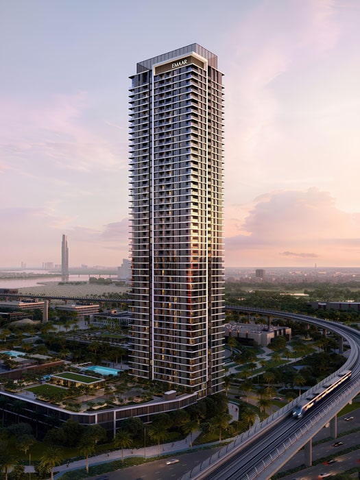 برج مونتیوا بای ویدا در منطقه دبی کریک هاربر