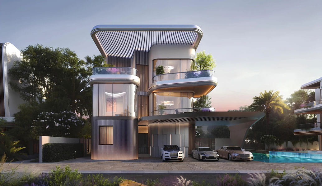 ویلاهای لئوس رویال در منطقه ام‌الدمان واقع در دبی‌لند