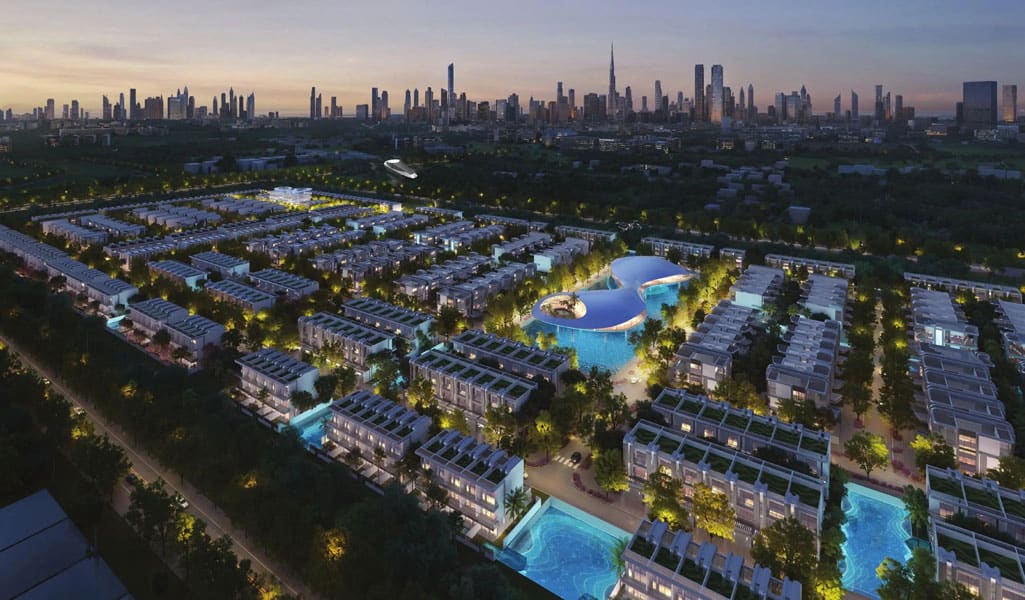 ویلاهای لئوس رویال در منطقه ام‌الدمان واقع در دبی‌لند