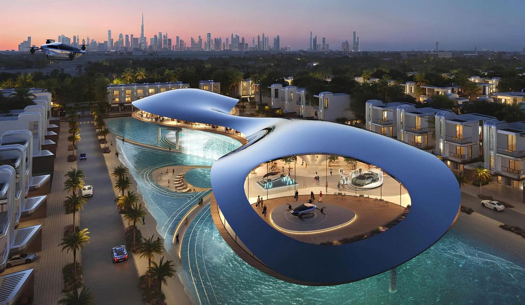 ویلاهای لئوس رویال در منطقه ام‌الدمان واقع در دبی‌لند